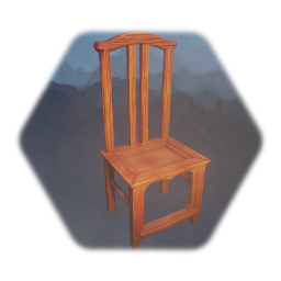 Chair Wood Textured Low Thermal