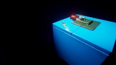 The blue box