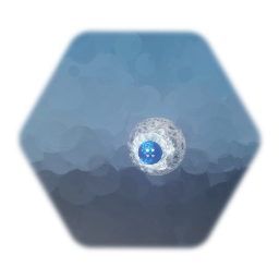 Blue Coraline Button Moon!