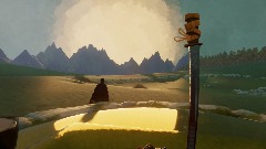 When the mountains caught the Sun