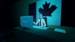 Toronto Mayor user computer following players