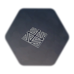 Flooring - Waxed - Black and White Triangles