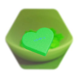 Heart Shaped Snivy Candies