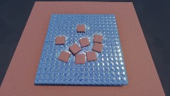 River Flow with Movable "Rocks" DEMO