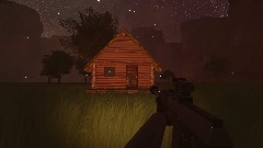 Cabin in woods