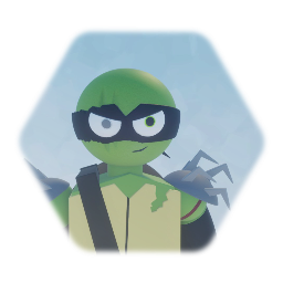 Raphael as the Shredder