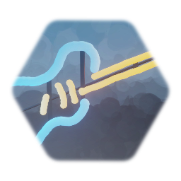 LED / Neon Schild - Gitarre