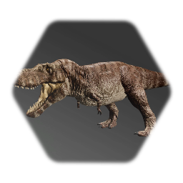 Realistic Tyrannosaurus rex puppet