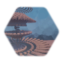 Weird ufo temple