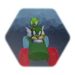 Illy sonic and sonic YTP in a go kart Daniele kart 2.0