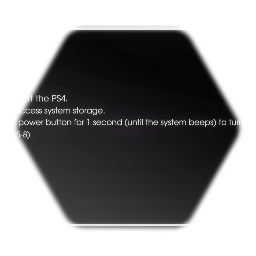 PlayStation 4 System Storage Error Screen