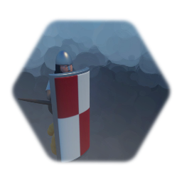 Shield soldier (Low detail,not a puppet)