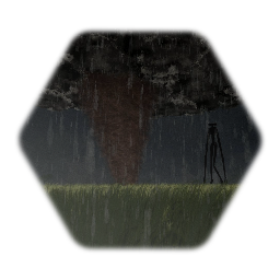 Siren head in a tornado