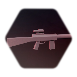 Simple Stylized Assault Rifle