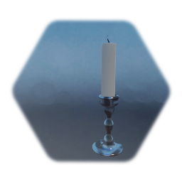 Silberner Kerzenhalter