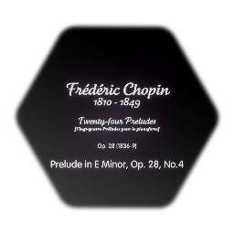 <uimusic> Prelude in E Minor - Frédéric Chopin