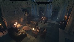 Slytherin Common room | Hogwarts [Night Time] Harry Potter