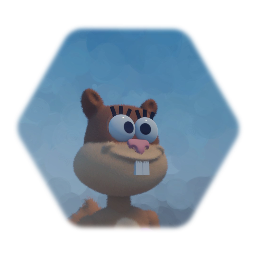 Sandy cheeks unmasked