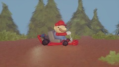 Remix of mario karting (scene ver) but he runs me over