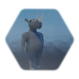Rhino puppet