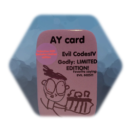 AY card Evil CodesIV