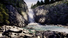 Waterfall Scene