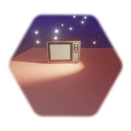 Guy watching tv in space