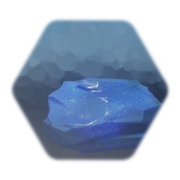 Crystal (Blue) Medium Rock