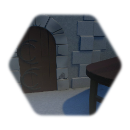 Door and Table (Legs set to off)