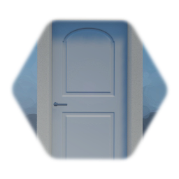 Functional interior door with easy lock 1