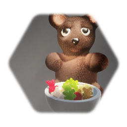 Teddy with Gummy Bears