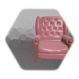 Red Victorian Style Chair