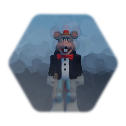 Chuck e cheese mascot suit (tux era)