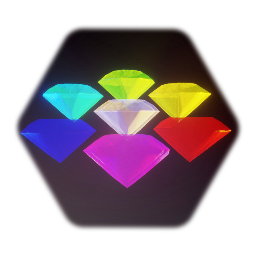 Chaos Emeralds **[Transparent]** - Sonic the Hedgehog