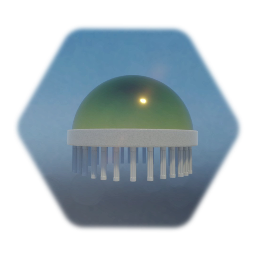 Gold dome with pillars