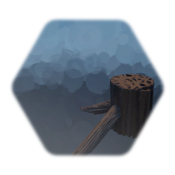 Dry Wooden Tree stump