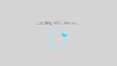 Wii U Menu Loading Screen