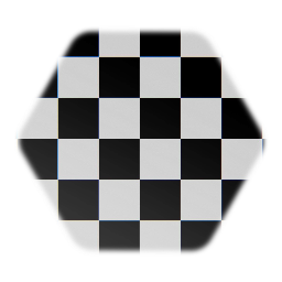 Painted checkerboard pattern