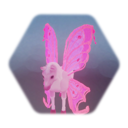 Neon girl and the pink unicorn