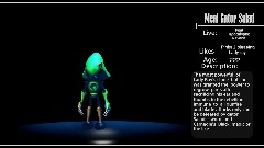 Metal gator Salad description screen