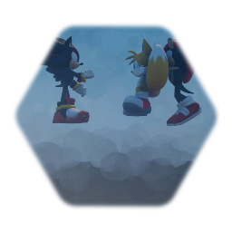 Tails getting beat up model