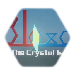 Bloxo: The Crystal island Logo