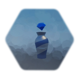 Vase (Blue Gem)