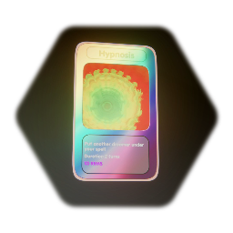 Hypnosis trading card