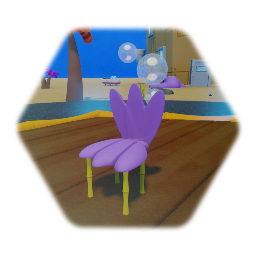 Bikini bottom furniture piece 3 clam chair 2