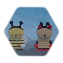 Bee And Ladybug