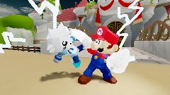 Swirl VS Mario (Swirl Kyatzun X Super Mario 64 Render)