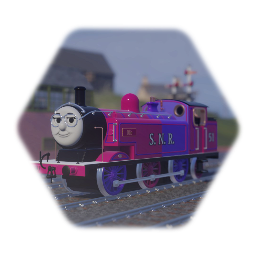 Olio the Pink and Purple Tank Engine