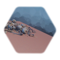 Large pile of bones