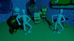 Spongebob is having fun